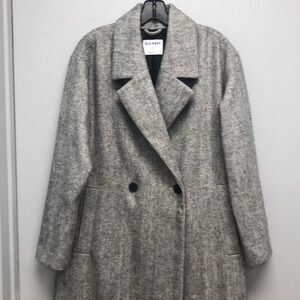 Old Navy long herringbone pea coat